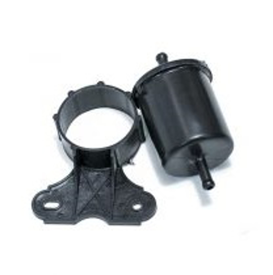 تصویر از فیلتر بنزین پلیمری سرصاف با براکت پراید GISP