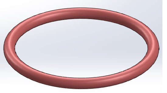 تصویر از اورینگ لوله مکش ویتون دنا EF7 طلا