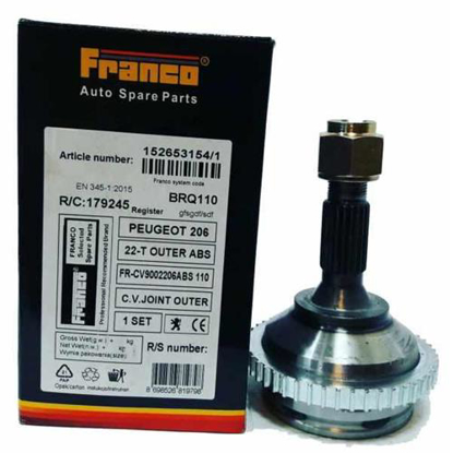 تصویر از سرپلوس پژو 206-22- ABS FRANCO