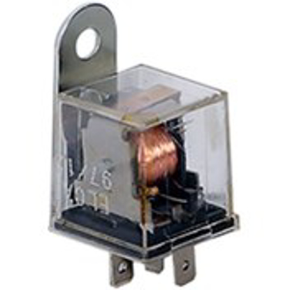 تصویر از رله شیشه ای 4فیش LEDدار پراید الکا